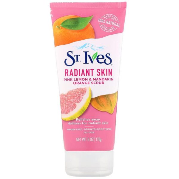StIves Radiant Skin Pink Lemonade & Mandarin Orange Scrub
